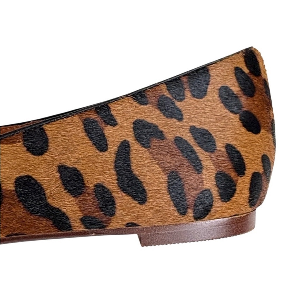 Madewell Leather Calf Hair Flats Animal
Print Brown Black Size 8.5 - Picture 5 of 8